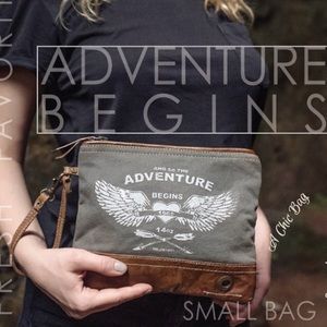 NWT Angel Wings Small Clutch/Wristlet